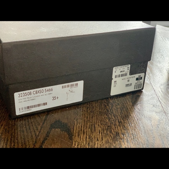 Suede Gucci ankle boots - Mauve - 5.5 - Picture 5 of 6